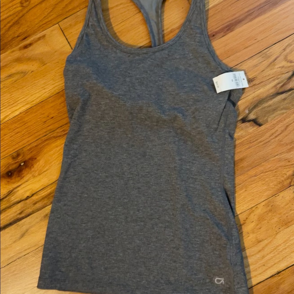GAP racerback tank with built in bra